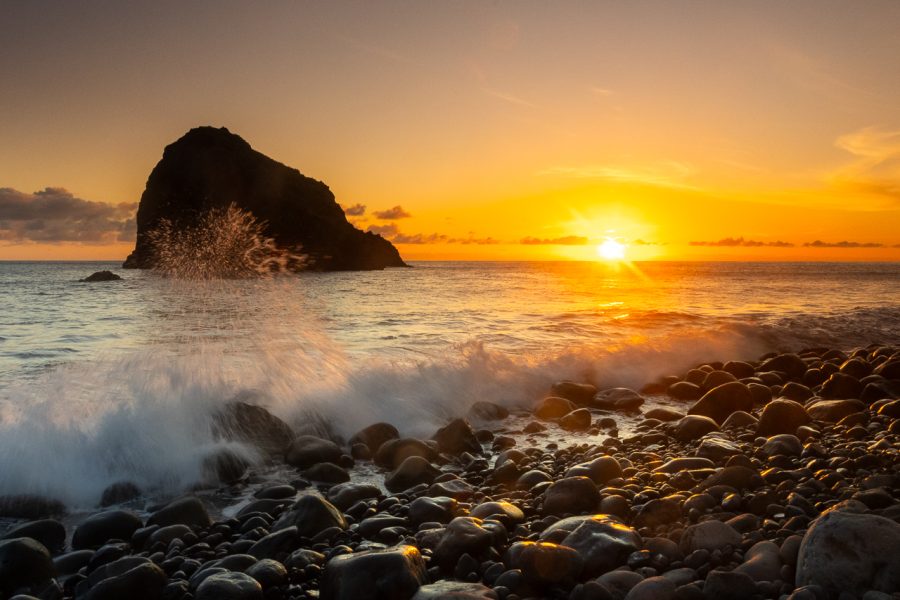 “Amanecer en la playa” Fernando Prieto