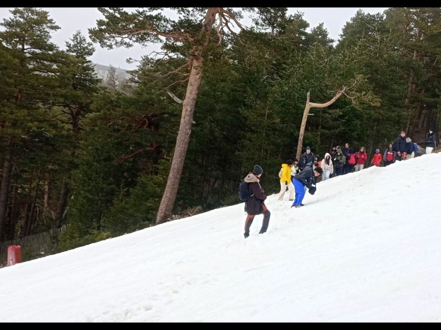 Fotos de Fundación Desea en una salida por Navacerrada con los alumnos del IES Jaime Ferrán, organizada por la Fundación Desea