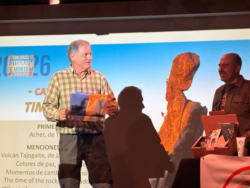 JAVIER HERRANZ RECOGE MENCION "TIMELAPSES" FESTIVAL LA PEDRIZA 2026