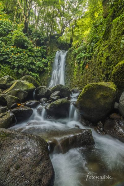 Cascadas. La isla verde. Azores.